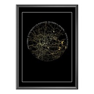 MAPA MIASTA PARSONALIZOWANY PREZENT NA WALENTYNKI KREATYWNY PREZENT OBRAZ