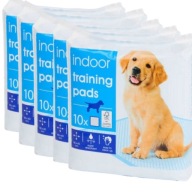 50 X PODKŁADY HIGIENICZNE DLA ZWIERZĄT MATY CHŁONNE DO NAUKI SIKANIA 60X60