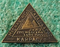ODZNAKA ZŁAZ ZMS WROCŁAW KARPACZ - MICHAŁOWICE - SZKLARSKA PORĘBA LUTY 1969
