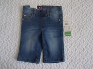 Niebieskie spodnie dzins 3/4 nowe roz 110