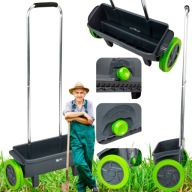 SIEWNIK DO NAWOZU ZIEMI DO TRAWY NA KÓŁKACH RĘCZNY 12L 45CM RINO