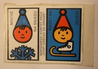 WARSZAWA - WARSZAWSKI KOMITET AKCJI "STOP ! DZIECKO NA DRODZE" - NAKLEJKA