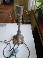 STARY ZABYTKOWY ŚWIECZNIK LICHTARZ LAMPKA ????