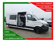 VOLKSWAGEN CRAFTER L4H2 BRYGADÓWKA 7 OSÓB 2,0TDi/140KM KLIMA NAVI KAMERA