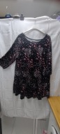 JANINA DUŻA Bluzka-tunika dzianina rozm 48/50 jak NOWA