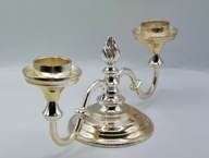 Vintage - ANGLIA świecznik kandelabr - Platerowany srebrem - kolekcjonerski