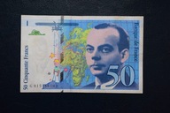 Banknot Francja 50 franków 1994 rok !!!