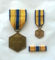 Medal USAF - AIR FORCE COMMENDATION MEDAL z miniaturką i baretką