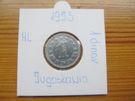 1 dinar 1953 Jugosławia
