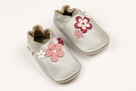 Silver Flowers BOBUX Soft Sole S