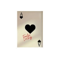 "Ace of Luck" – Plakat Dekoracyjny z Motywem Asa Pik