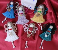 Aniołki - zestaw makrama