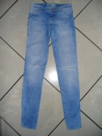 SPODNIE jeansy BLEKITNE rurki 36 38