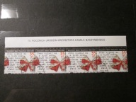 Fi. 3423 II 75. ROCZNICA URODZIN K. K. BACZYŃSKIEGO PASEK Z TYTUŁEM EMISJI