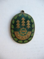 ŻYWIEC POLSKI EXPORTER PIWA stara ODZNAKA-ZAWIESZKA-MEDALIK 1956 EMALIA