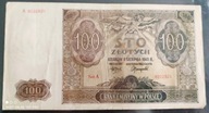 100 zł. 1941 seria A stan III Generalna Gubernia