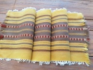 CEPELIA WEŁNIANY TKANY KILIM SERWETA BIEŻNIK PASIAK 28x90 nr.3