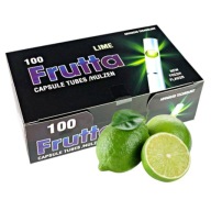 Gilza Gilzy Frutta LIME Tubki Tutki Papierosowe Klikane Limonka 100 szt