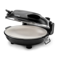 Mini piekarnik Huslog Piec do pizzy 1200W 0 l czarny