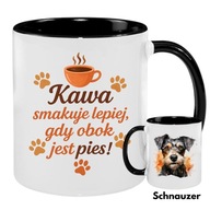 Kubek Kawa smakuje lepiej, gdy obok jest pies! RASY PSÓW DO WYBORU