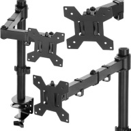 Uchwyt biurkowy Vetouson do monitora 10-32 cale VESA 75x75/100x100 8 kg