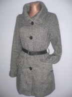 PLASZCZ melanz ze zlota nitka WELNA 36 38