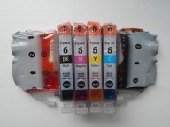 4X Tusz Canon BCI-6 C/M/Y/BK iP8500 Oryginalny