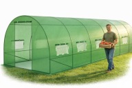 TUNEL FOLIOWY OGRODOWY 3X6M SZKLARNIA OGRODOWA FOLIOWA FOLIAK PAWILON 18m2