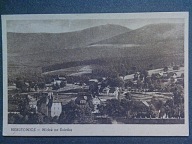 BIERUTOWICE Widok na Śnieżkę , lata 50-te