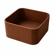 Organizer do szuflady szafki na klucze długopisy druk 3D 10 x 10 cm Brązowy