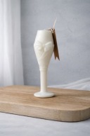 Świeca sojowa Kieliszek Pan Młody ślub | noya