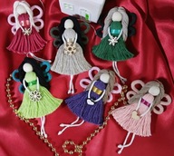 Aniołki - zestaw makrama