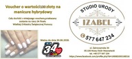Voucher podarunkowy na manicure hybrydowy od Studio Urody Izabel