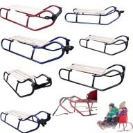 METALOWE SANKI SUPERMOCNE TOP ZJAZDY KULIGI WAGA 130KG SZNUREK MOCNE