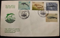 !! ZWIERZĘTA RYBY - SRI LANKA 1983 MARYNISTYKA - KOPERTA FDC - STAN BDB !!