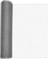 SIATKA OGRODZENIOWA DLA KUR DROBIU METALOWA OGRODOWA OCZKA METALOWA 2,5x0,5