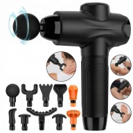 MASAŻER DO PLECÓW STÓP I CIAŁA 6 GŁOWIC PISTOLET DO MASAŻU