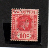 Znaczek Mauritius 10c 1936r. Król Edwarda VII.