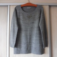 Peacocks sweter melanż zdobienia r. 46