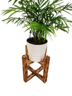 Stojak, mini kwietnik ozdobny pod doniczkę 20cm, styl loft, rustykalny