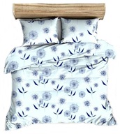 pościel z flaneli 160x200 +2x50x60 +2x40x40 zamek F 112-4 Kreatywna błękit