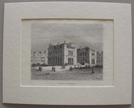 KOŁOBRZEG COLBERG, drzeworyt 1885, Hôtel de ville de Colberg