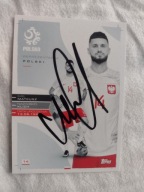 Karta topps autograf Polska Mateusz Klich PZPN 2024