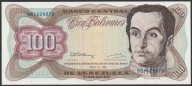 Wenezuela 100 bolivares 1992 - Simon Bolivar - stan bankowy UNC