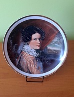Porcelana Stołowa Wałbrzych - patera, Portret Karoliny Towiańskiej