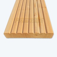 Modrzew kanadyjski/syberyjski deska tarasowa taras 27x143 ryflowana