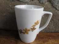 Stary porcelanowy kubek z uchem_ LUBIANA PRL