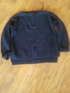 M&S COLLECTIONPiękny GRANATOWY sweterek44/46