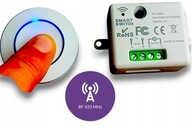 ZESTAW PRZEKAŹNIK RF433 z pilotem WŁĄCZNIK RADIOWY ZDALNE ON-OFF RF 433MHZ