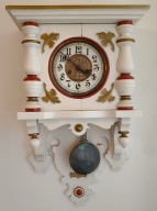 Stary piękny zegar wahadłowy Gustav Becker Ślązak P42 Silesia sprawny